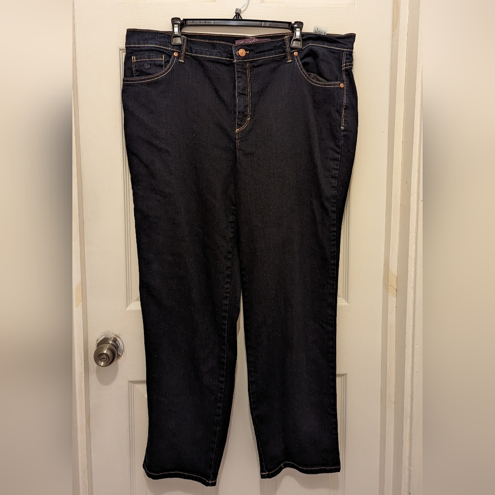 Gloria Vanderbilt Dark Blue Jeans Size 18W
